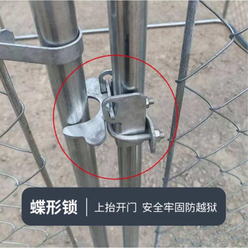 狗笼镀锌管大型宠物室外跑笼易组装可遮阳挡雨狗跑笼动物跑笼