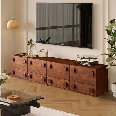 大司马法式墙复中物古客厅靠置柜实餐边柜木小立柜EWK储物柜卡门