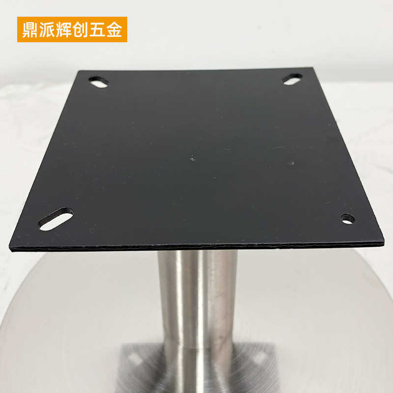 不锈钢360度旋转转盘圆形底座办公椅家具配件平底圆盘转椅底座椅