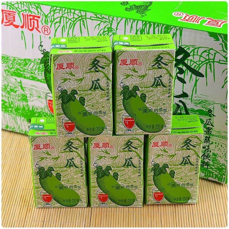福建厦顺冬瓜茶饮料果蔬味夏季清凉饮品250ml饮料夏季清凉果蔬饮图片