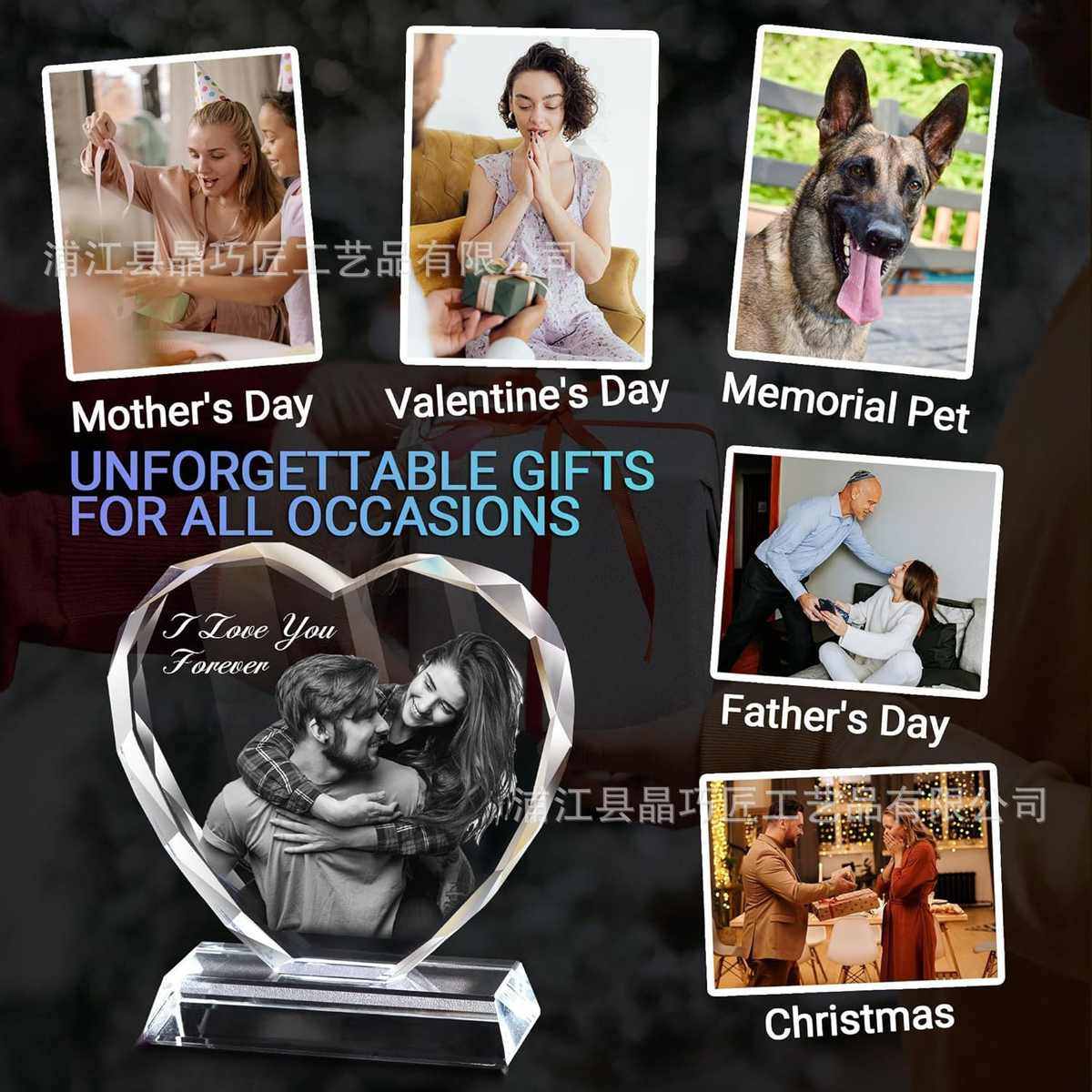 宠物人像照片水晶激光内雕纪念品批发摆台各种DIY制作,家居饰品,装饰摆件,淘宝优惠券,粉丝福利购,淘宝优惠卷