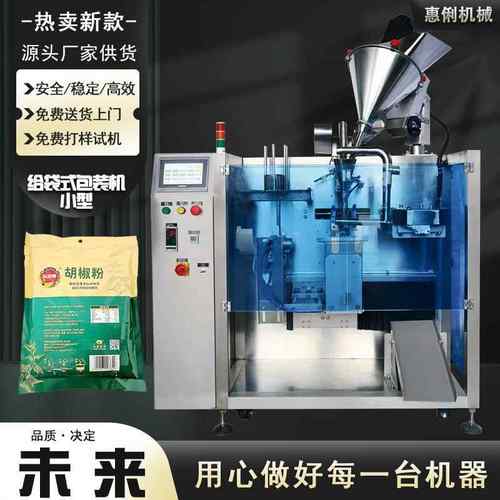 广州包装机厂家HL-330A小型全自动水平给袋机预制袋胡椒粉包装机