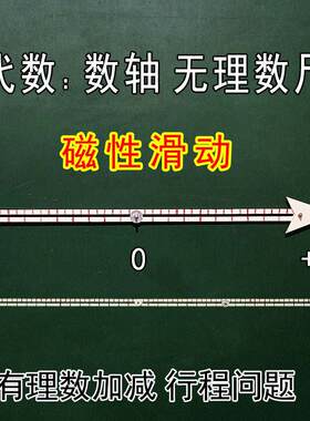 数轴磁性教具初中代数数学有理数加减法行程问题教师评优无理数尺