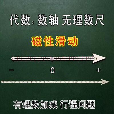 数轴磁性教具初中代数数学有理数加减法行程问题教师评优无理数尺