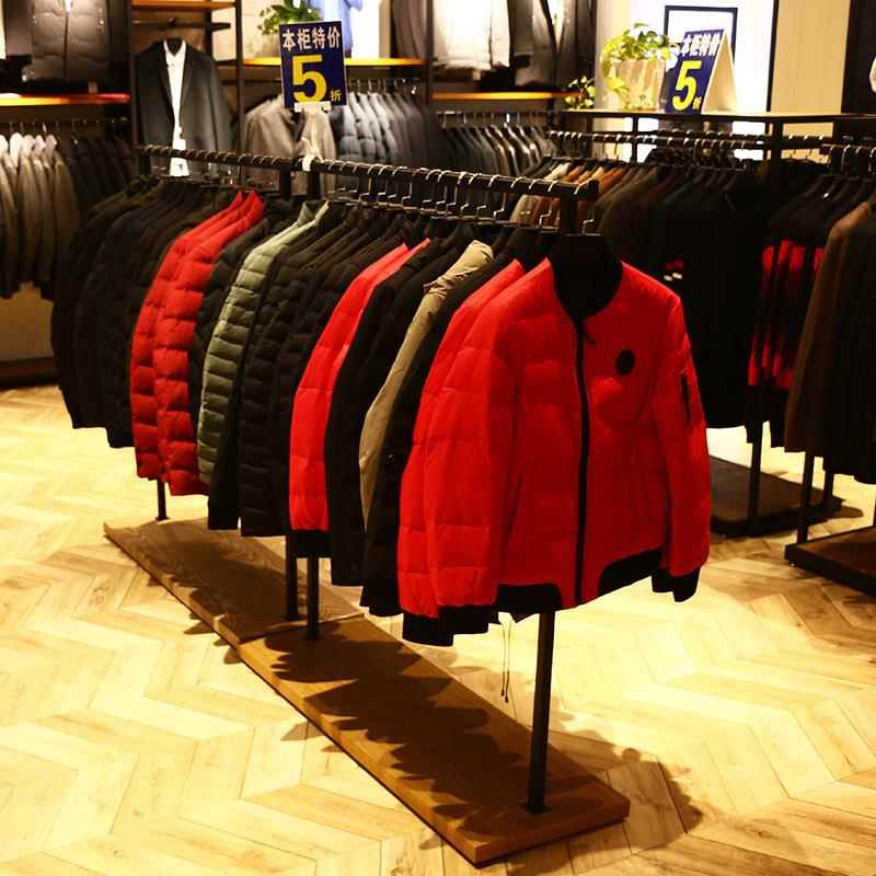 服装架展示架装饰货架现代简约中岛架服装展示架男装