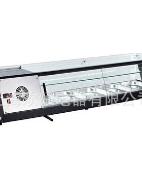 双层台式寿司柜冷藏展示柜熟食保鲜柜沙拉冰柜三文鱼刺身直冷保鲜