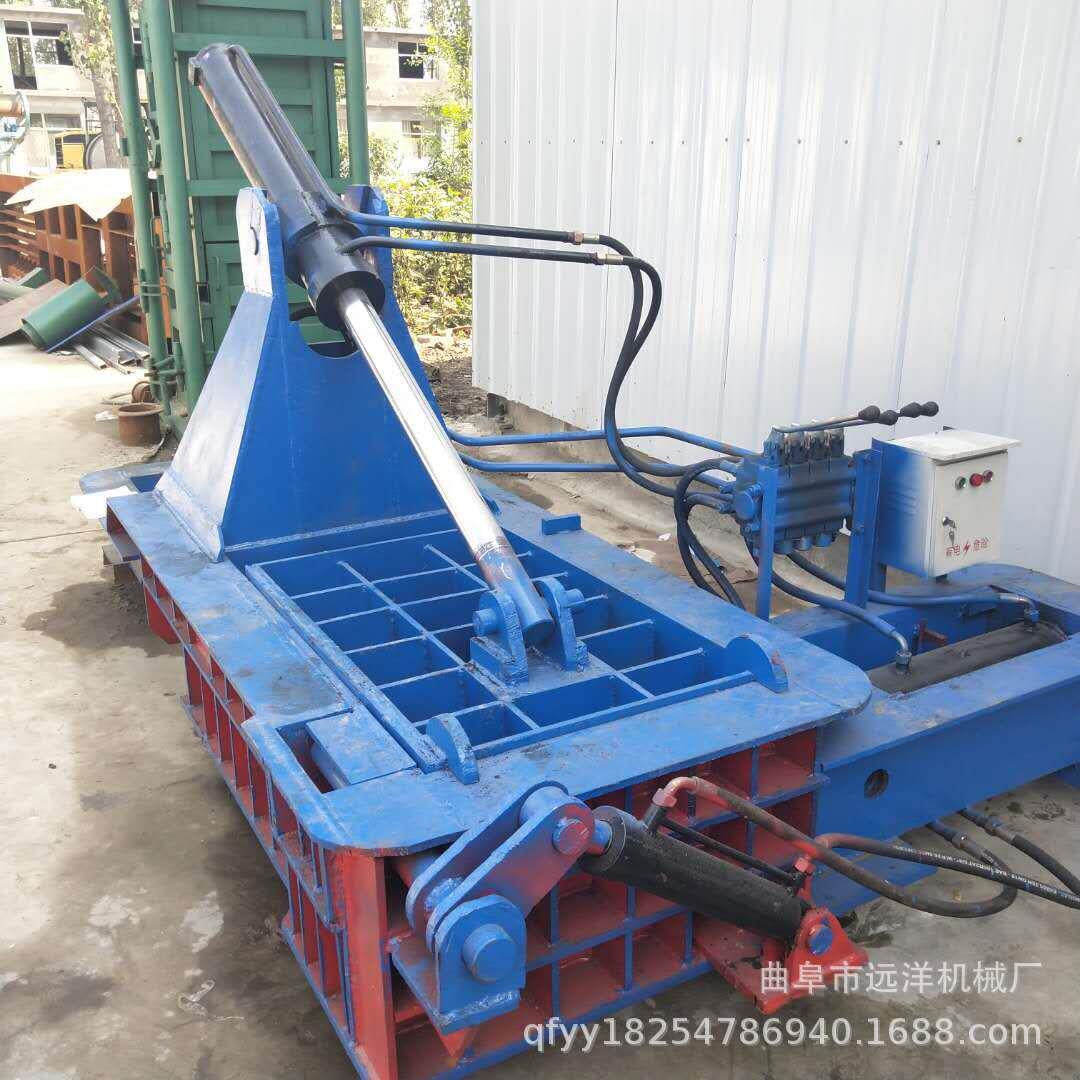 金属边角料压块成型机液压自动翻包易拉罐铁皮打包机供应