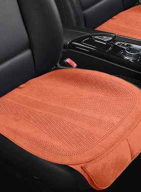 汽车坐三件防套单片四季通姆用无品牌/坐垫透气薄滑拉斯垫翻毛皮