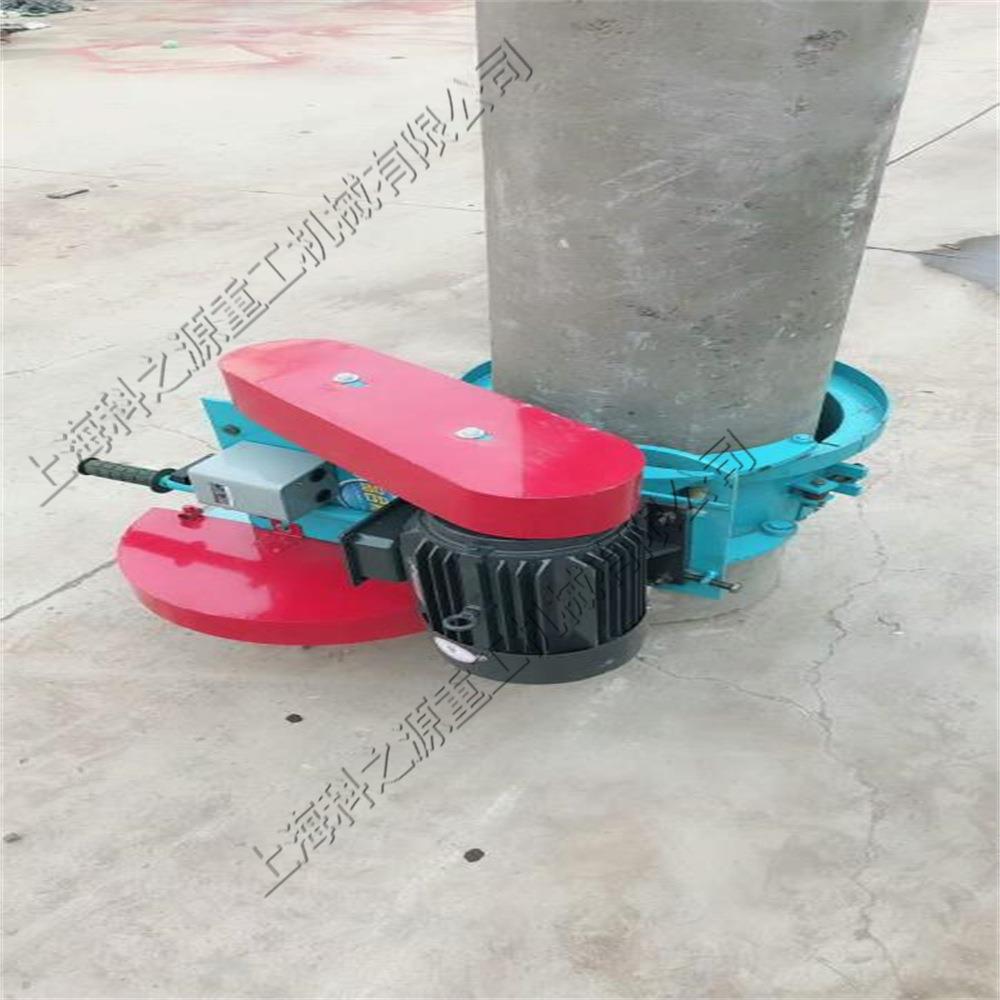 建筑桩卡箍机式切桩机工程管桩小型滑轮式桩头切割机建筑截桩机