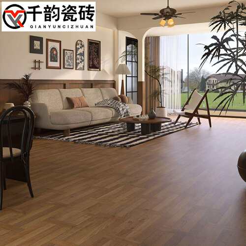 民宿复古木纹砖地砖60x120瓷砖法式客厅仿木纹卧室阳台餐厅地砖砖