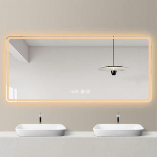 LED带545灯挂雾智能镜免壁打孔方形浴镜室防卫生间洗漱台智能镜子