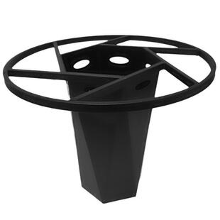 架西餐厅铸铁台脚厅大桌餐桌酒JST-TJ-1店餐桌脚大圆桌底圆座架子