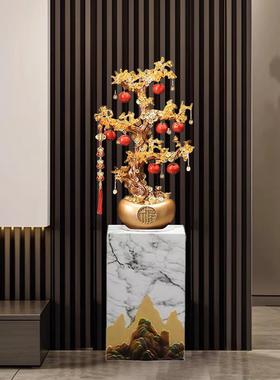 柿柿如意电视柜装饰摆饰壁龛客厅大型沙发旁边落地乔迁礼物品新居