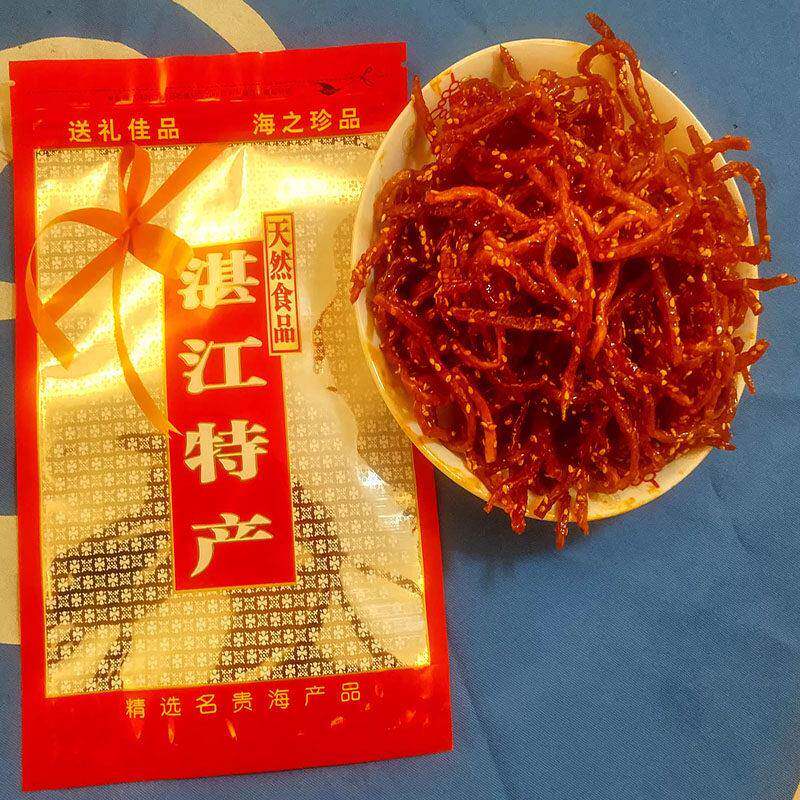 鳗鱼汁湛江发货海味蜜汁香辣北海鳗鱼丝散装麻辣鱼干鱼仔袋装零食