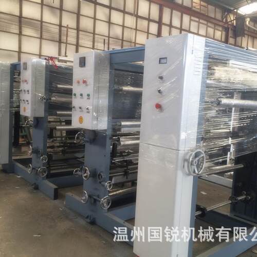 大量供应PLA玉米淀粉两色四组800型凹版印刷机可降解水墨印刷机