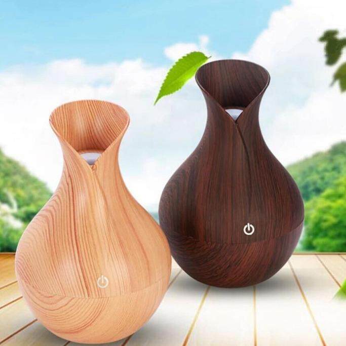 新款直销2024新款跨境迷你便携木纹家用办公车载空气加湿器香薰机