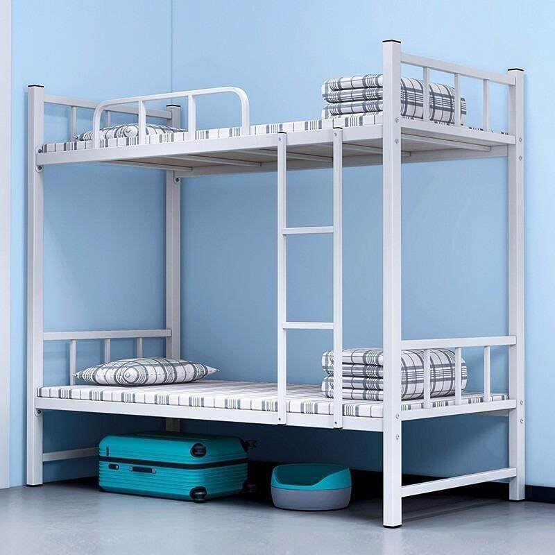 加厚上下铺双层床铁床员工宿舍上下床架子学校双人铁艺高低铁架床