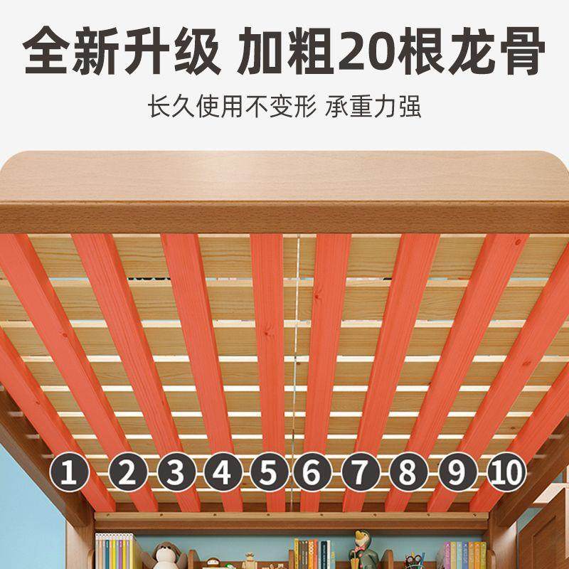 新款直销儿童床成人家用母子床实木子母床双层床两层床上下铺上下