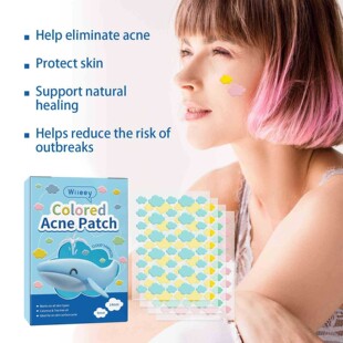 Patches Acne Cloud Invi Patterned Breathable Cute Wiieey
