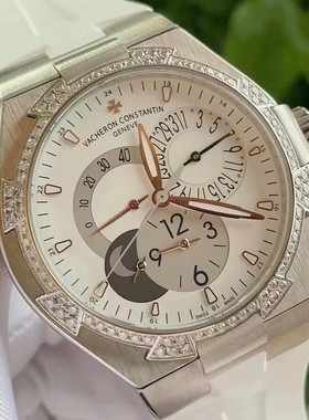 98新42mm江诗丹顿纵横四海18K白金47751/000G-9351自动机械手表男
