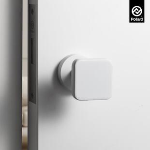 隐形门E728P27锁专用卧暗把手门室白色隐藏房间室内面单锁带应急