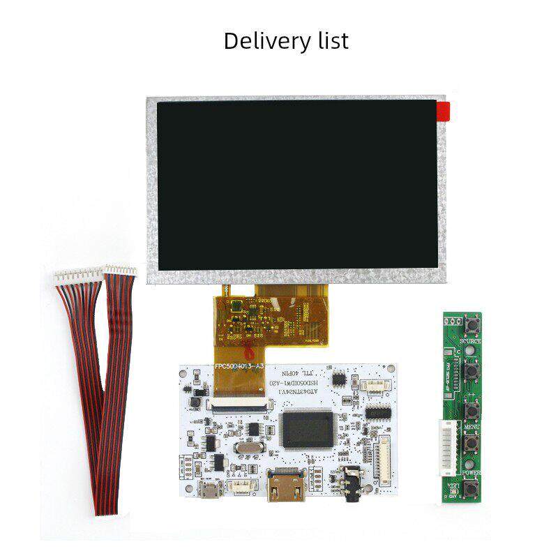 4.3寸5寸液晶屏显示器电脑副屏 USB 5V HDMI音频驱动板DIY套件