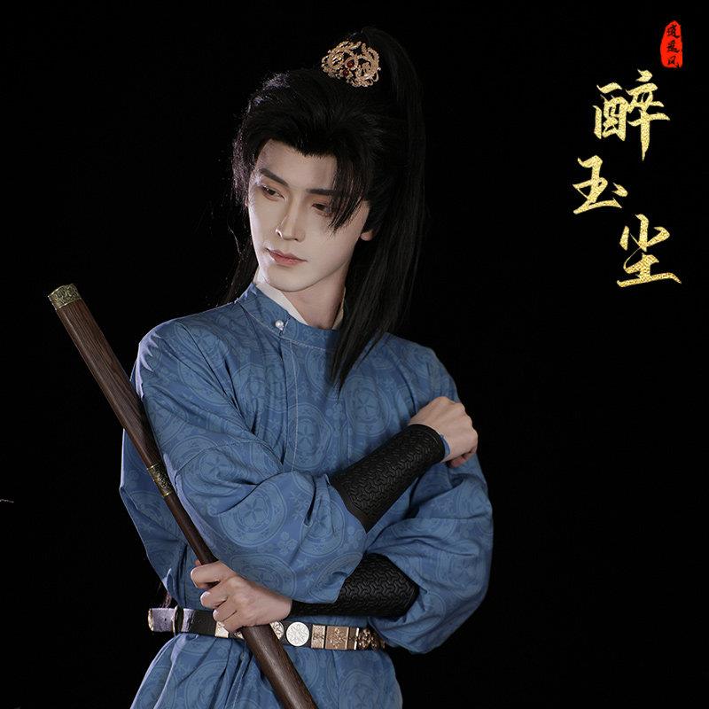 唐制圆领袍汉服缺胯袍大放量青少年汉服男女帅气侠客中国风非古装图片