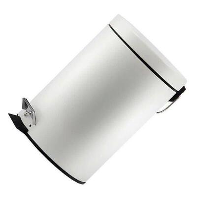 Trash Can Rubbish Bin Pedal Operated Bathroom Bin Waste Bin