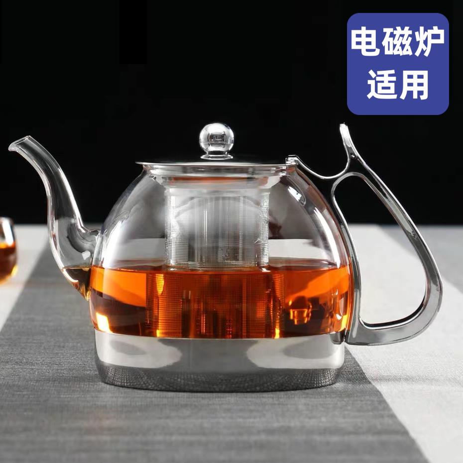 电磁炉专用烧水壶 玻璃泡茶壶电磁炉玻璃烧水壶电磁炉玻璃煮茶壶