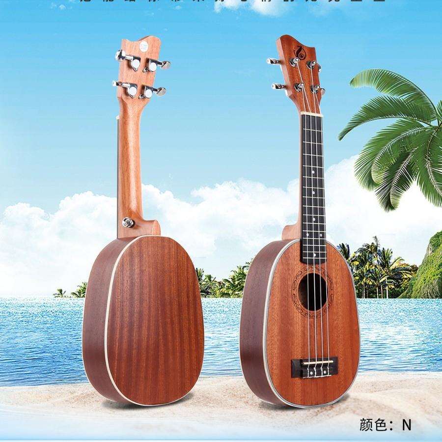 菠萝形21寸尤克里里旅行便携小吉他乌克丽丽 ukulele儿童练习吉他