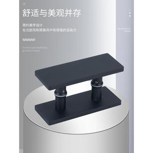 中国Normcore无框玻璃门把手方推拉门把手黑色木门扶手商店盒子