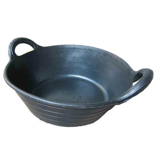 家供应物圆形橡胶盆动PBP加饲料水盆工业厂橡胶盆3仑橡胶盆