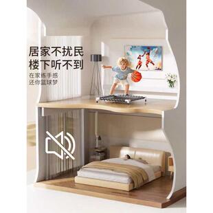 篮球静音垫室内隔音拍球无声反弹地垫家用网运球脚步训练蹦床垫子