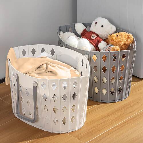 家用衣服收纳篮壁挂放篓脏洗衣篮折叠衣脏卫生间脏衣浴室筐衣