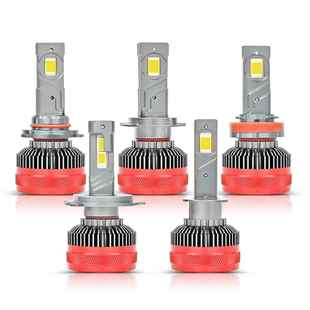 汽车LED大灯双铜管大功率120瓦大芯片超亮车头灯LED车灯H4 H11