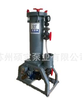小型铬酸过滤机SFP-20045吨铬酸过滤机镀铬循环过滤机