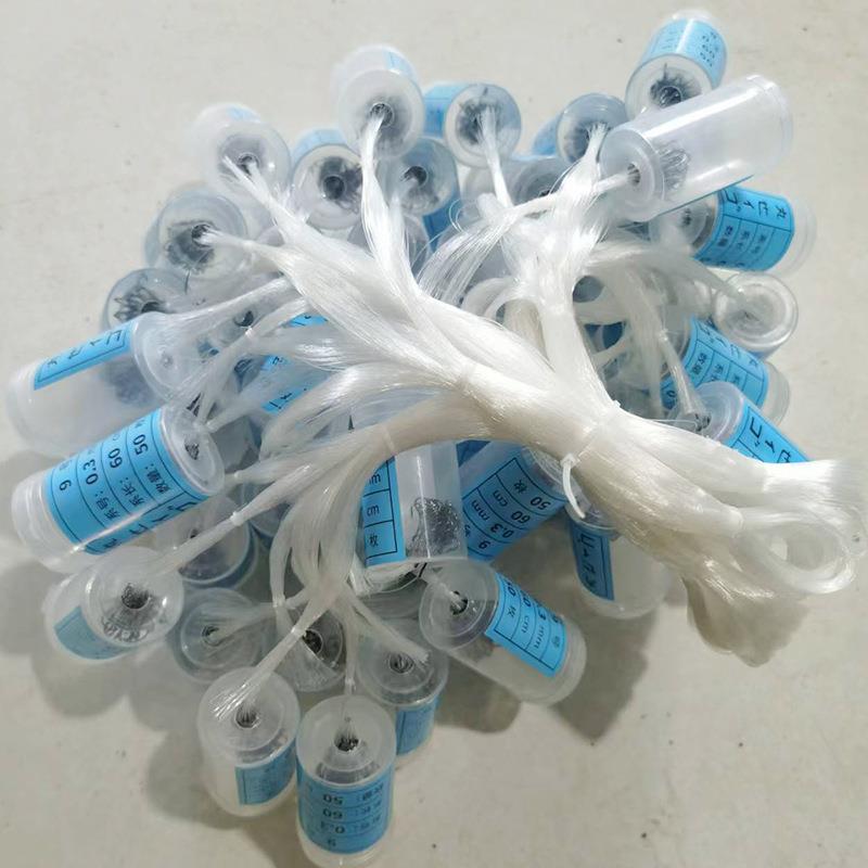 丸世鱼钩桶装绑好成品单钩手工绑制海钓单钩串钩歪嘴单钩子线排钩