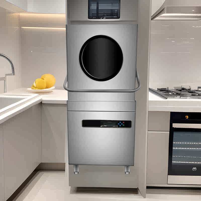 揭盖洗碗机商用饭店厨房高温消毒洗杯机 智能全自动喷淋洗碗机