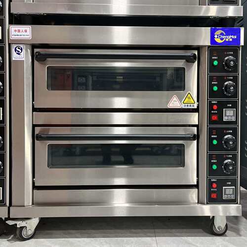 商用单盘电烤箱 一层一盘甲板炉 Commercial single-dish oven