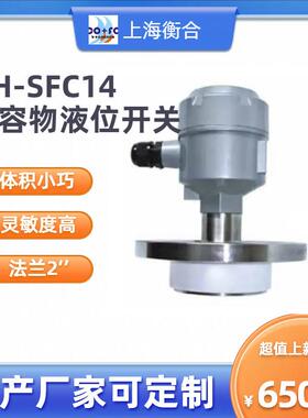 HH-SFC14平板DN50法兰射频电容料位液位开关PTFE