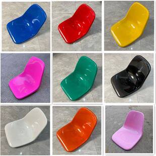 玻璃纤维凳面看台椅面排椅凳面椅子配件快餐桌椅面 面食堂靠背凳