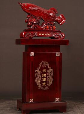 招财金龙鱼摆件落地 公司酒店饭店宾馆开业乔迁礼品 客厅大堂摆设