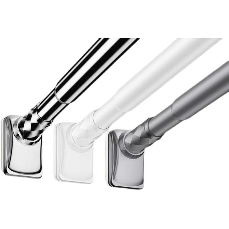 免打孔伸缩晾衣杆窗帘杆衣柜卫生间支撑挂衣杆晾衣架升收缩浴帘杆