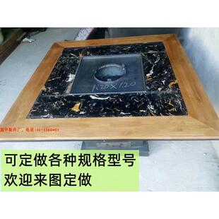 火塘桌云南丽江火塘桌石锅火锅涮烤一体桌商用火锅烧烤餐桌烤肉店