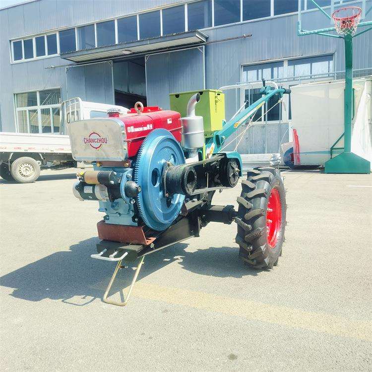 手扶旋耕机可加装电启动山地开荒除草开沟还田一体机水冷发动机