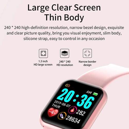 Smart Watch Kids Bluetooth Fitness Tracker Macaron Smartwatc