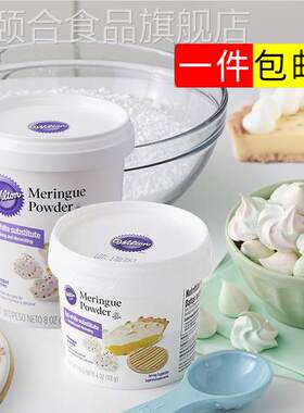 wilton美国进口惠尔通蛋白霜粉马卡龙糖霜饼干吊线113克453克