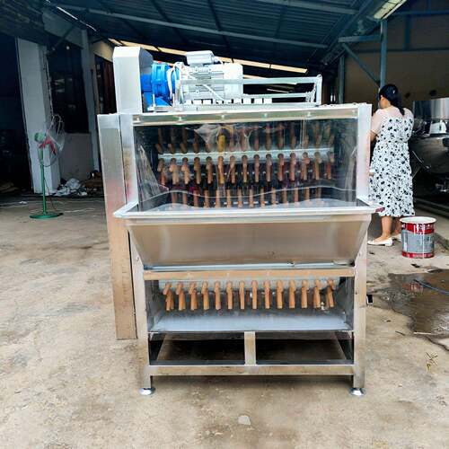 养殖场蛋鸡脱羽去毛机全自动家禽九辊脱毛机宰鸭鹅脱毛设备