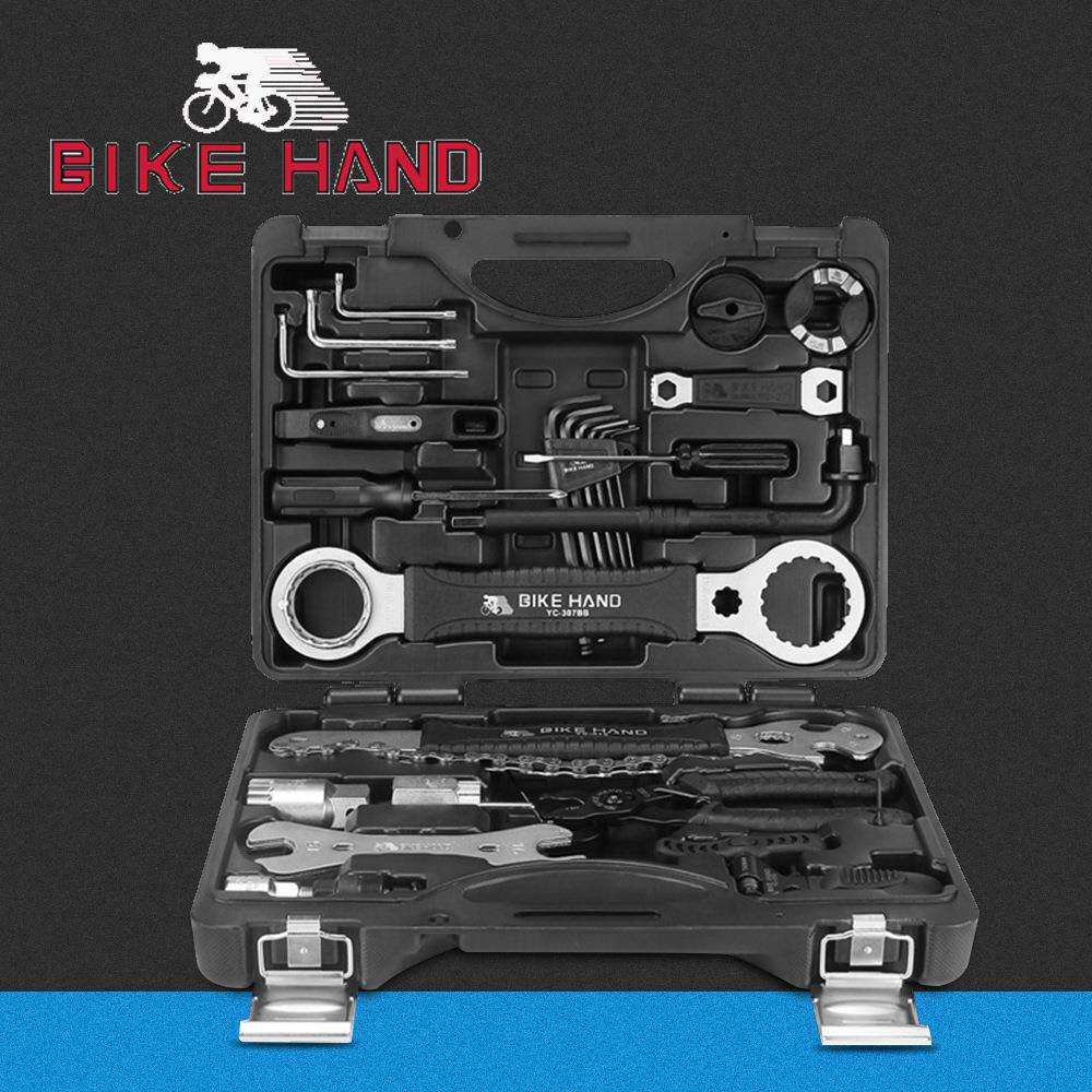 BIKEHANDYC-721自行车修理工具箱套装修车骑行装备配件