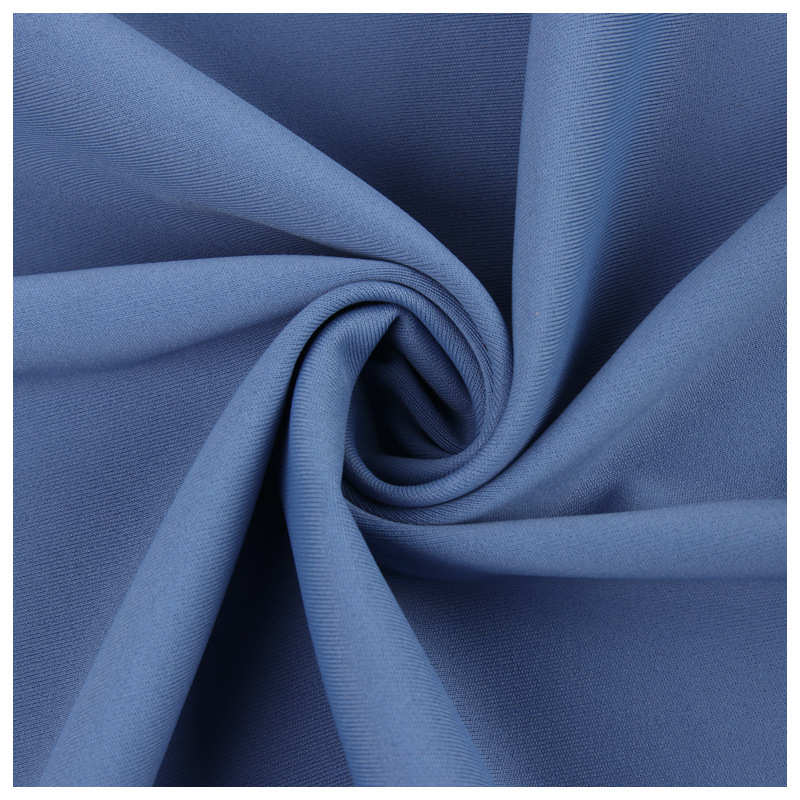 现货涤仿棉拉架单面布跑量款健身运动跑步涤氨高弹瑜伽服面料